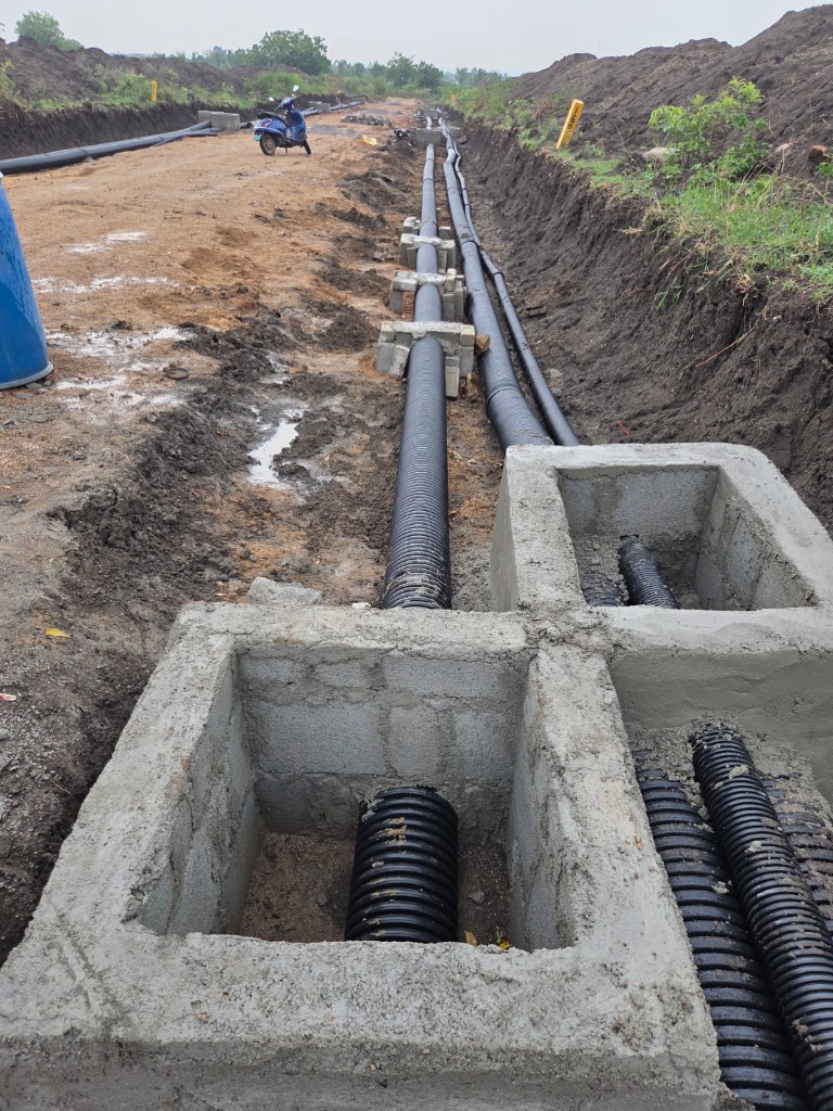 Concrete Inspection Chamber & Silt Basin Build