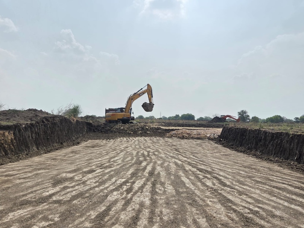Aadhya Earth Movers excavation site